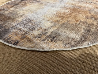 Karpet, meerkleurig, doorsnee 120 cm